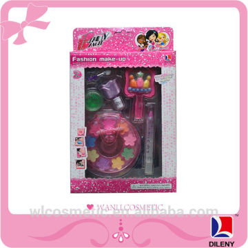 Fashion kids nail polish with makeup set