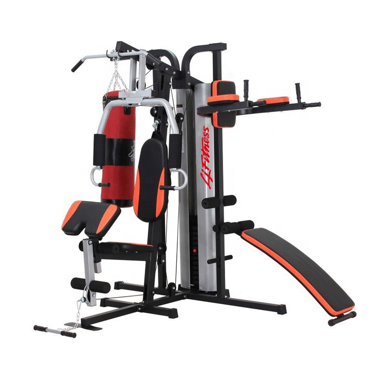 Drei 3 multifunktionale Multi-Station-Übungs-Fitnessstudio