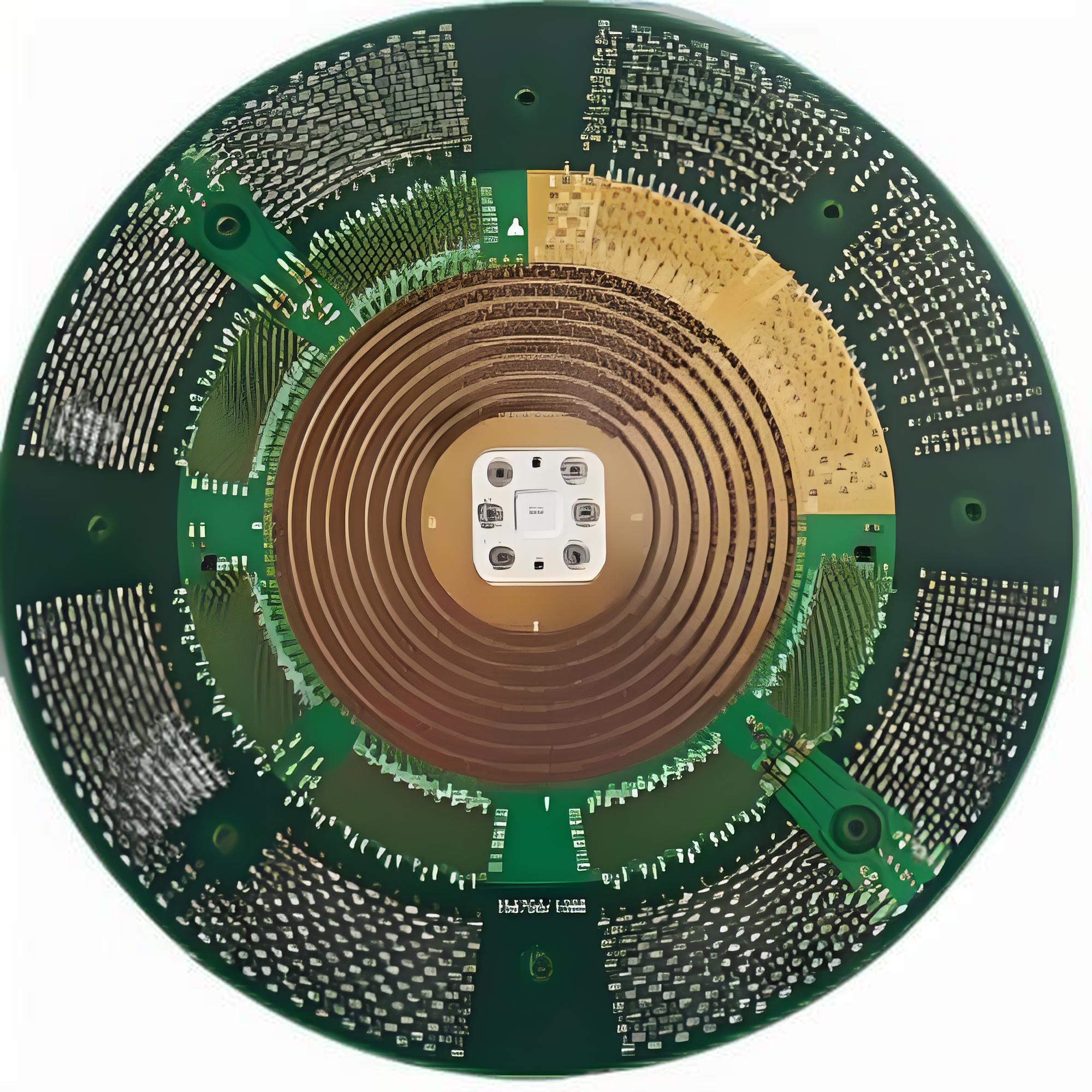 Two-layer charging pile copper-based PCB circuit board