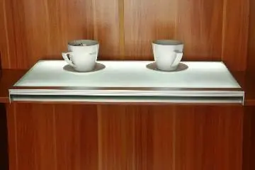 energy saving wireless blue led shelf lighting length 900mm