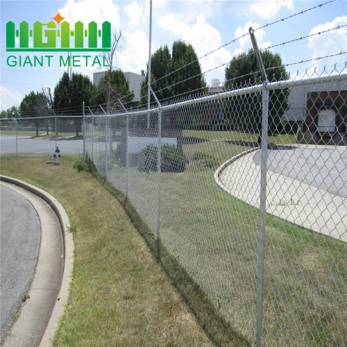 PVC Black Chain Link Fence for Grass Land