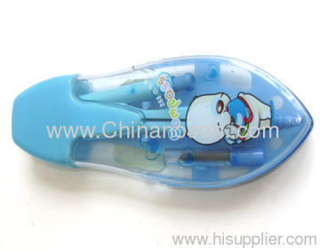 Blue Zinc Alloy Drawing Compasses Blue Plastic Case School Using Oem Accepted 