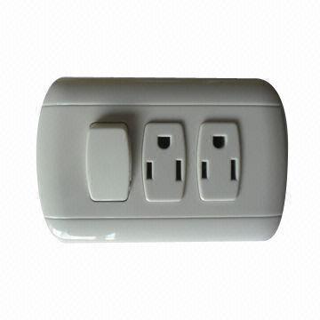 Latin American socket switch design, 127 to 220V rated voltage and 16A rated current