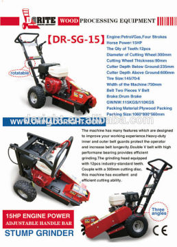 15HP stump grinder machine with CE
