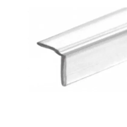 Shower Door Translucent Vinyl Edge L-Seal