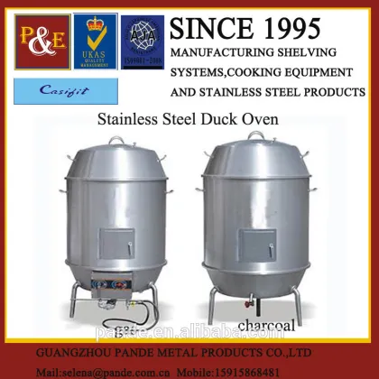 Commercial stainless steel charcoal peking duck