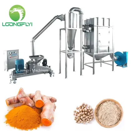 Loongyi green tea sugar fruit powder making machine