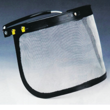 Metal Mesh Face Shield for Fit on Helmet