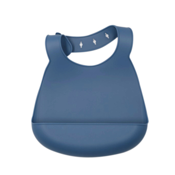 Wholesale Reusable Multi-Color Waterproof Bibs with Custom Silicone Design