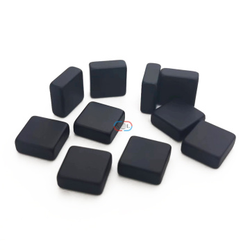 Blocco 10x10x4 mm magnete epossidico nero