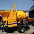 Electric concrete mixing pump