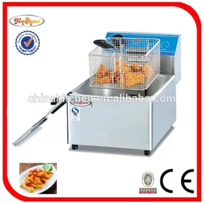 stainless steel Electric chicken fryer in guangzhou DF-8L-2