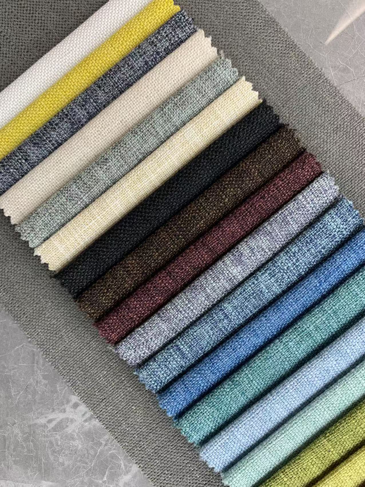 Linen Material Sofa Fabric