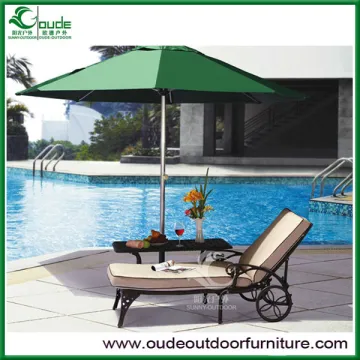 cast aluminium swing pool bench