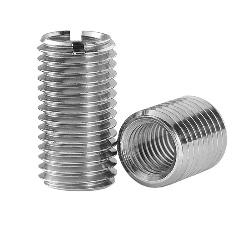 High Quality 304 Stainless Steel Screw Thread Sheath Factory Direct Inner Outer Teeth Nuts Galvanized Zinc Plated Mining-GB