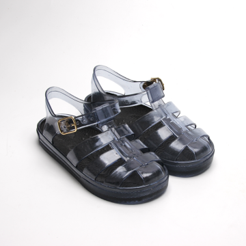 Summer Solid Color Baby Jelly Sandals