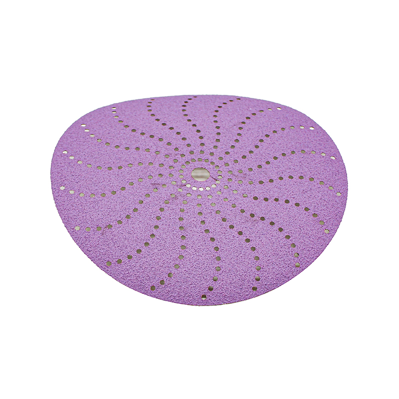 Disco di carteggiatura in ceramica pulita viola