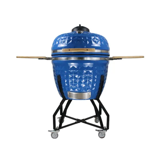 Auplex Outdoor Kitchen Garden Charcoal Smoker 26 Inch Big Joe Egg Komodo Ceramic Barbecue/BBQ Grill