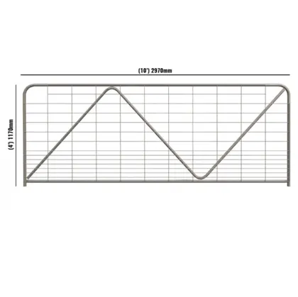 hot dipped galvanized N stay Farm gate