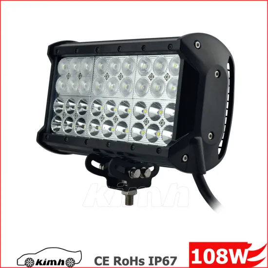 Discount! Good waterproof 4 Rows 9'' 108w wide varieties led light bar