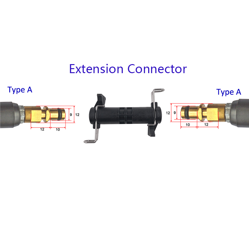 Adattatore del connettore per estensione del tubo per tubo di rondella ad alta pressione per accessori per tubo della lavatrice per auto