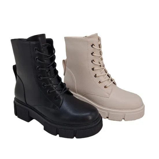 Custom Unique Fall Fashion Combat Boots from Women's Fashion Factory