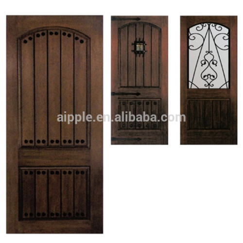 Wood Glass Exterior Door SMC-006