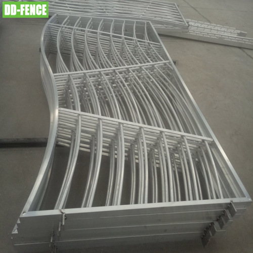 Aluminum Panel Fence Decorative Wave Curved Power Coated Aluminum Panel Fence Manufactory