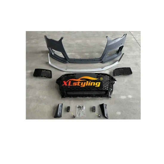 XLstyling Car Accessories: RS3 Style Front Bumper Facelift for Audi A3 (2014-2016)