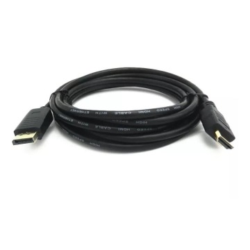 1.8m Gold Plated Displayport Male to HDMI Male Charging Cable
