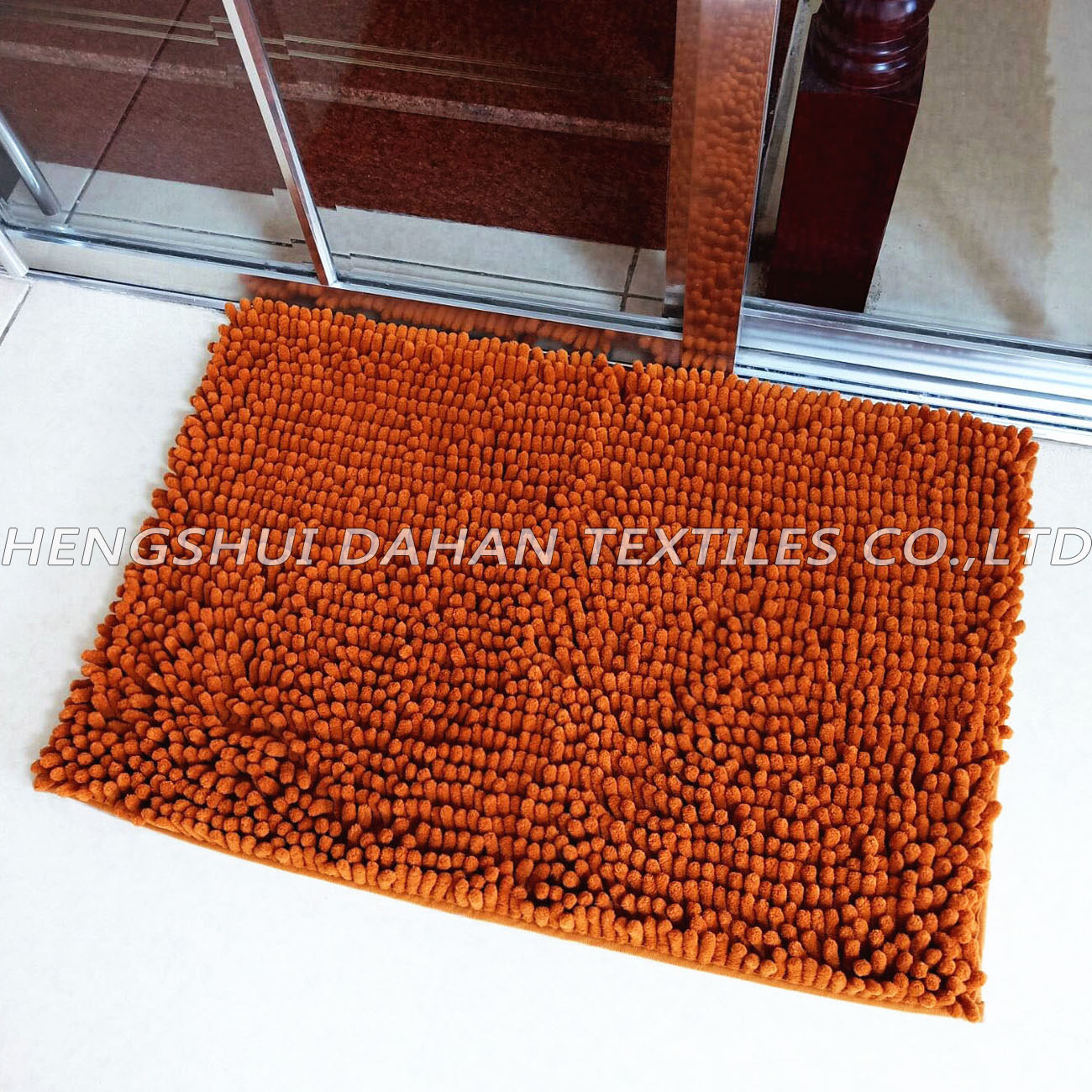 100% polyester chenille ground mat