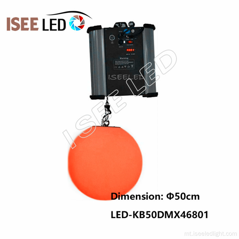 Tagħmir ħafif tal-palk LED Kinetic Ball Light DMX