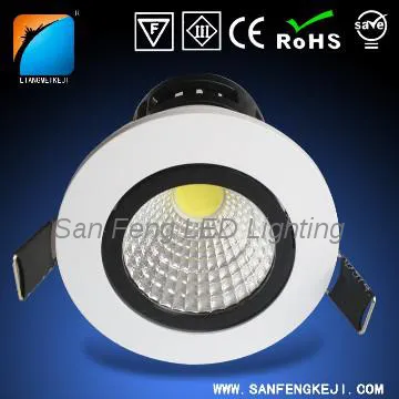 Shallow LED Downlights IP44 5W 550-580Lm With High Brightness