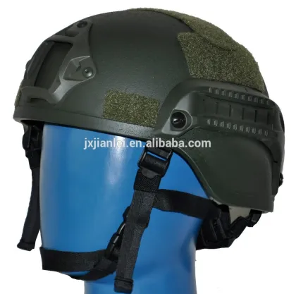 NIJ 3A Green US MICH 2000 Aramid Bulletproof Helmet With Aluminum Alloy VAS Shroud and Goggle Mount/Aramid Helmet/Twaron Helmet