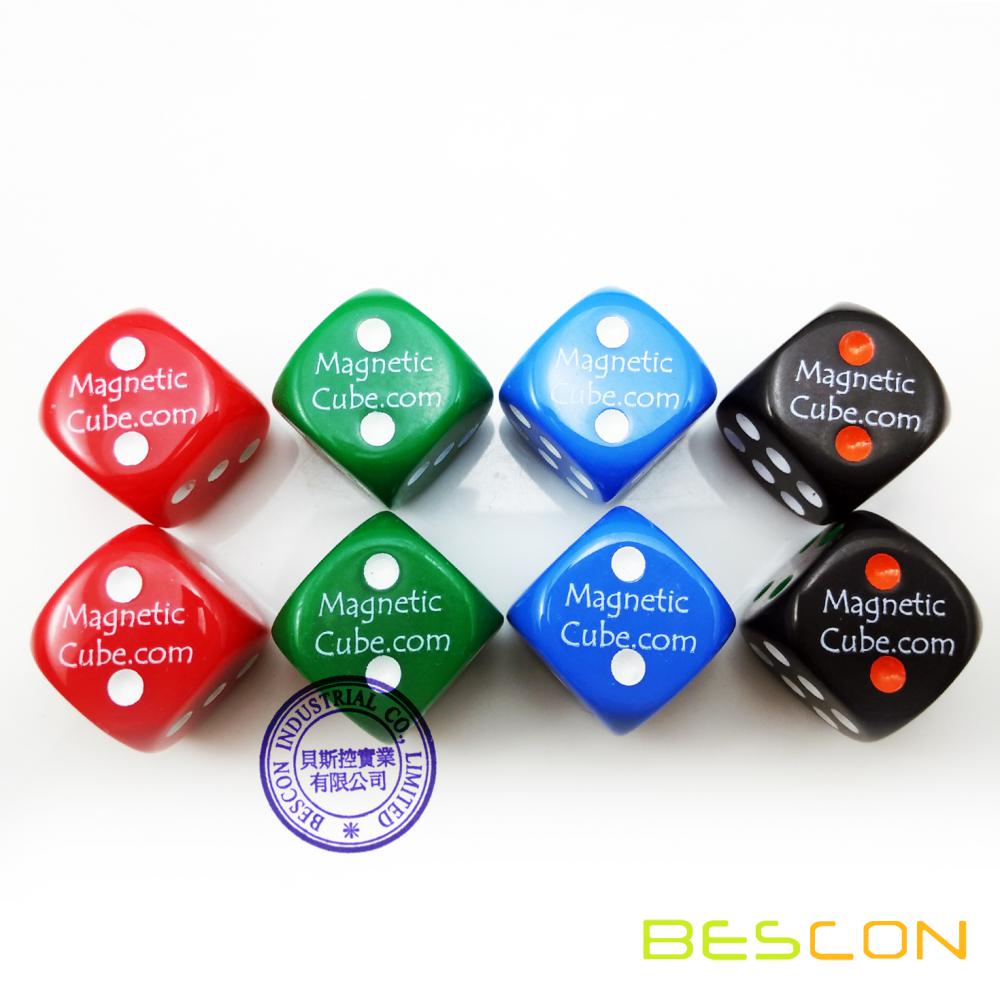 Jugando dados de juego 3/4 &quot;19MM con impresión personalizada