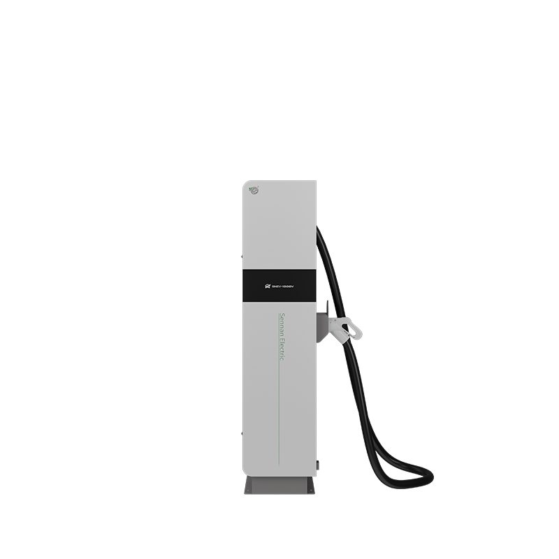Compact four gun DC charging system