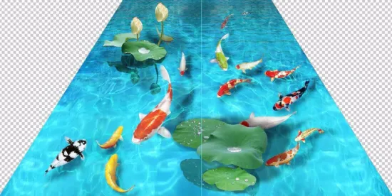 Promotional custom PVC 3D chair mat