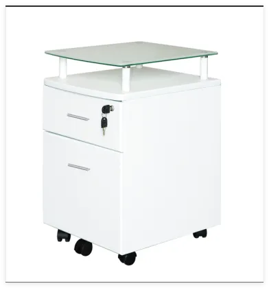 Modern Office File Cabinet with Locking Drawer