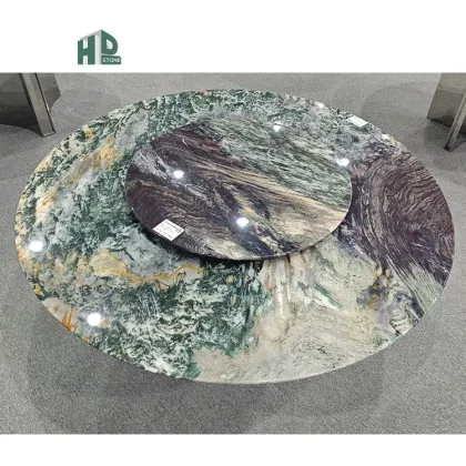 Customized Natural Stone Luxury Marble Dining Table