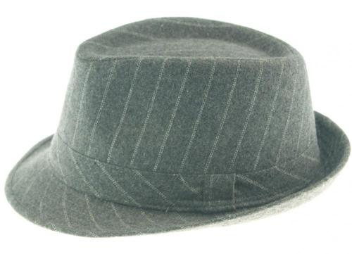 Ladies Fashion Fedora Hat with Check Pattern