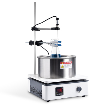 China Lab Instrument LED Digital Display 0-2800rpm Speed Range Laboratory Heat Collection Magnetic Stirrer