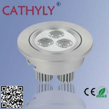 Cathyly_3w _One to One Cooling_Movable Anodize Aluminum LED down light