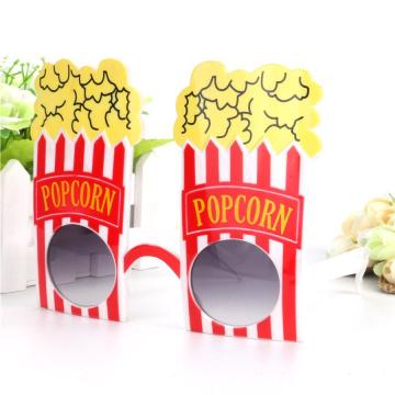 Adults and Kids New Themed Cool Glasses Novelty Popcorn Sunglasses for Food Party Favors