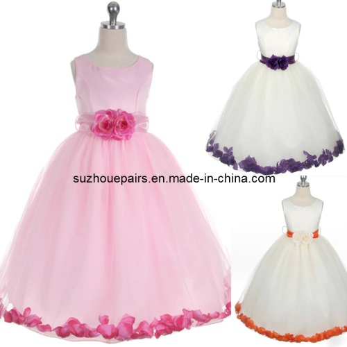 Ball Gown Organza Flower Girl Dress First Holy Communion Gown (FD03)