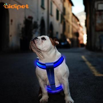 Glow LED harness Dog Pet Flashing Light up