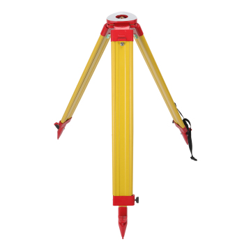 GST20 Heavy Duty Wooden Surveying Tripod with Flat Head: Ideal Support for Total Station, GPS, and GNSS Surveying Equipment