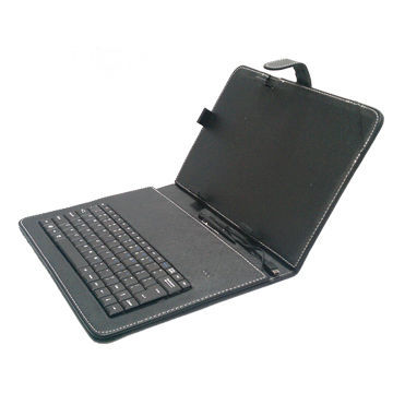 10-inch Leather Case for iPad, Tablet PC with Keyboard, Sized 195 x 283 x 32mm