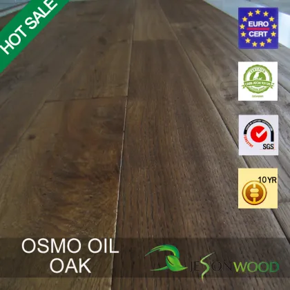 Solid white oak OSMO oiled handscraped/antique surface hot sale 2015