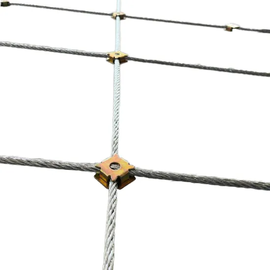 High Strength Steel Wire Rope Mesh for Slope Protection: Enhancing Stability and Beauty while Preventing Soil Erosion" 

However, if you need a more concise title for a search engine, consider:

"Slope Protection with High Strength Wire Rope Mesh - Enhanc