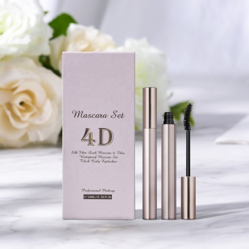 Professional 4D Silky Fiber Lash Mascara Kit - Waterproof, Natural Curl, 2-3 Year Warranty